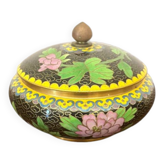 Petit pot asiatique cloisonné