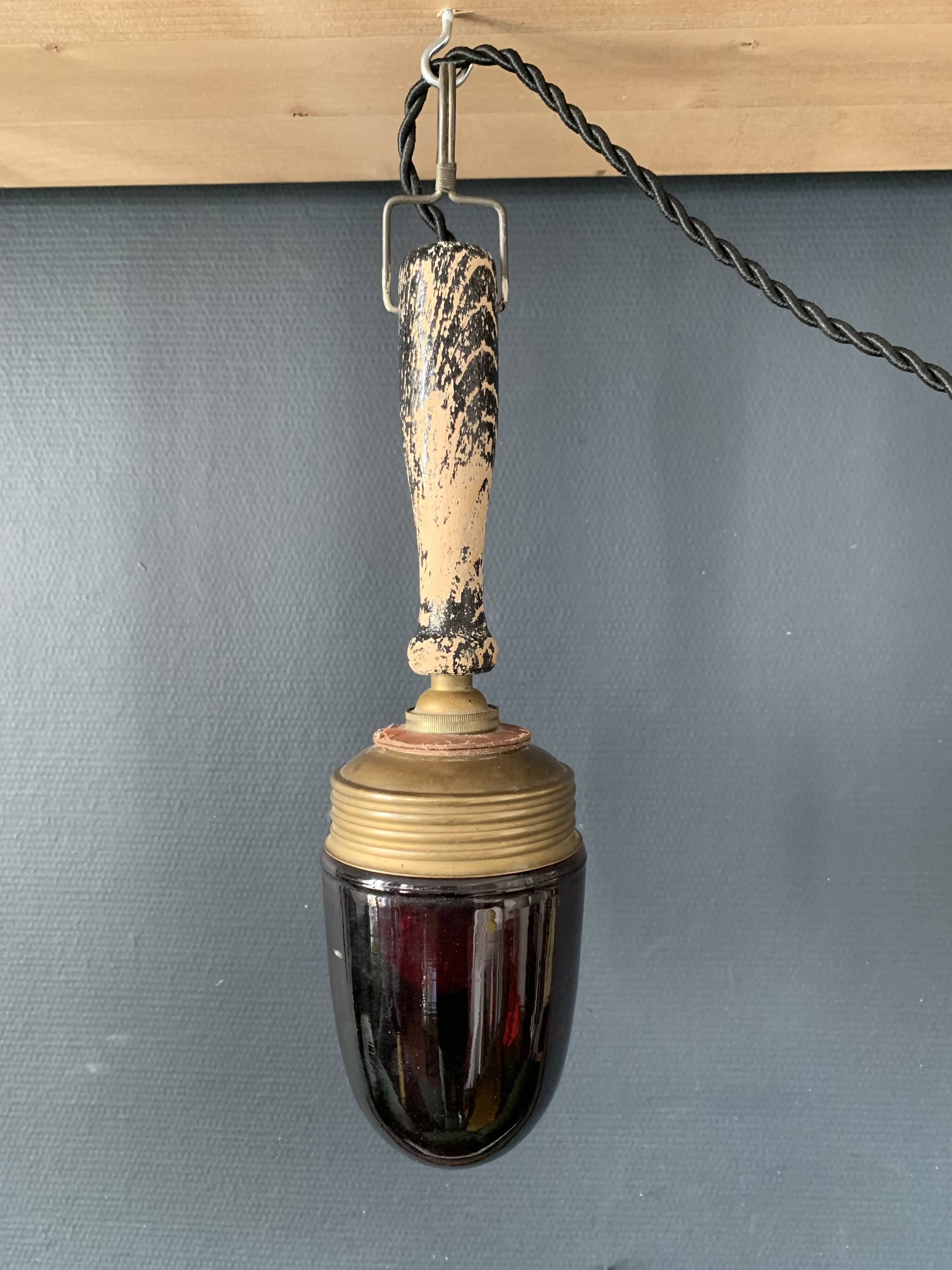 1950s Photographer's Darkroom Lamp