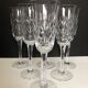 Ensemble de six flutes à champ en cristal de Lorraine