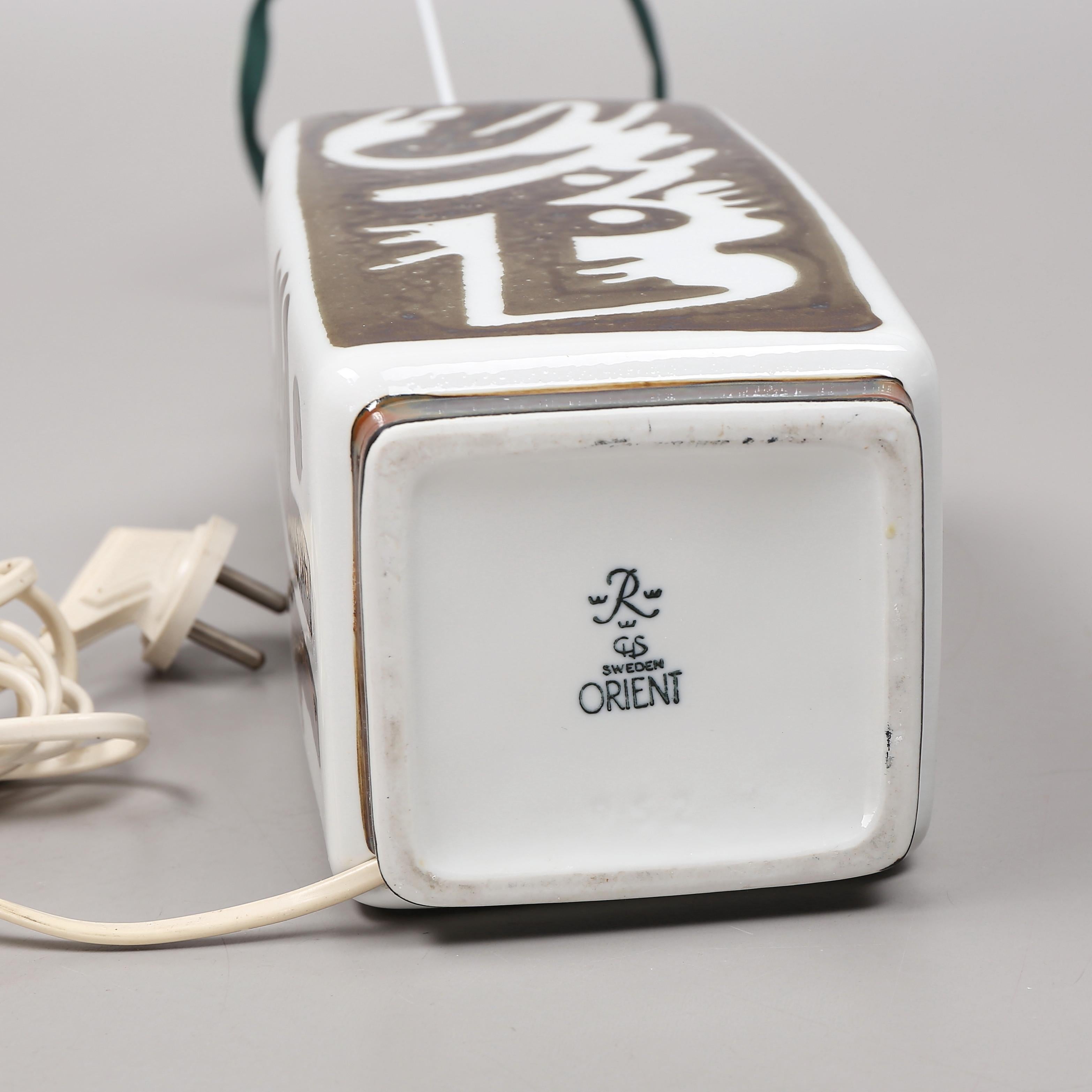 Table lamp Carl-Harry Stålhane, model "Orient" for Rorstrand, Sweden, 1960