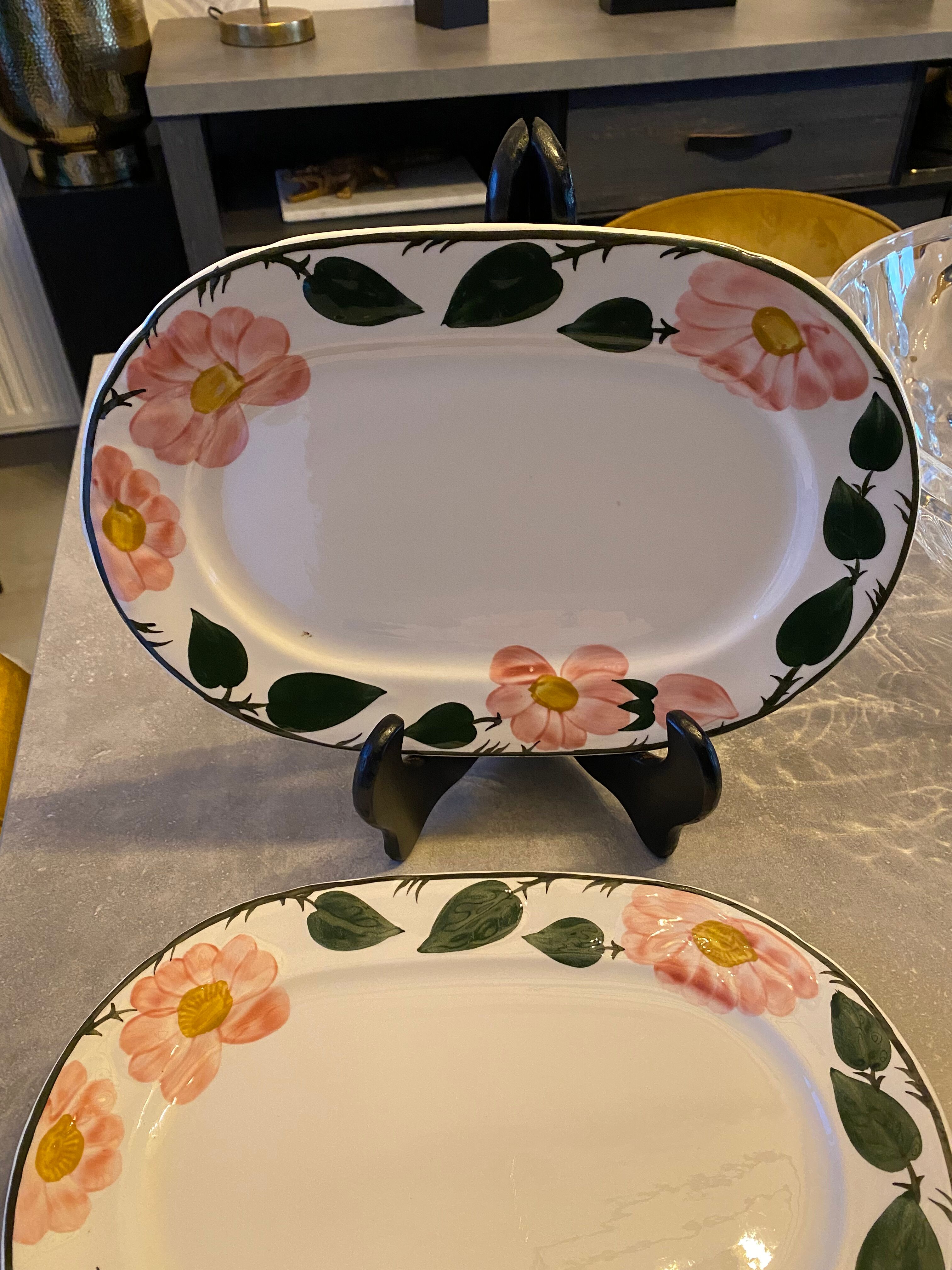 Oval dish villeroy & boch wild rose