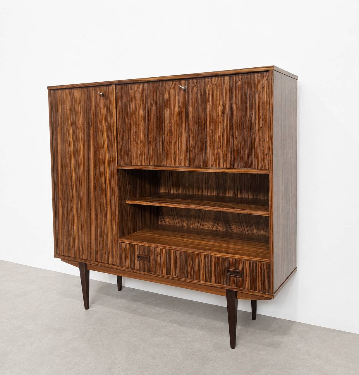 Highboard vintage mid-century – bar / secretary