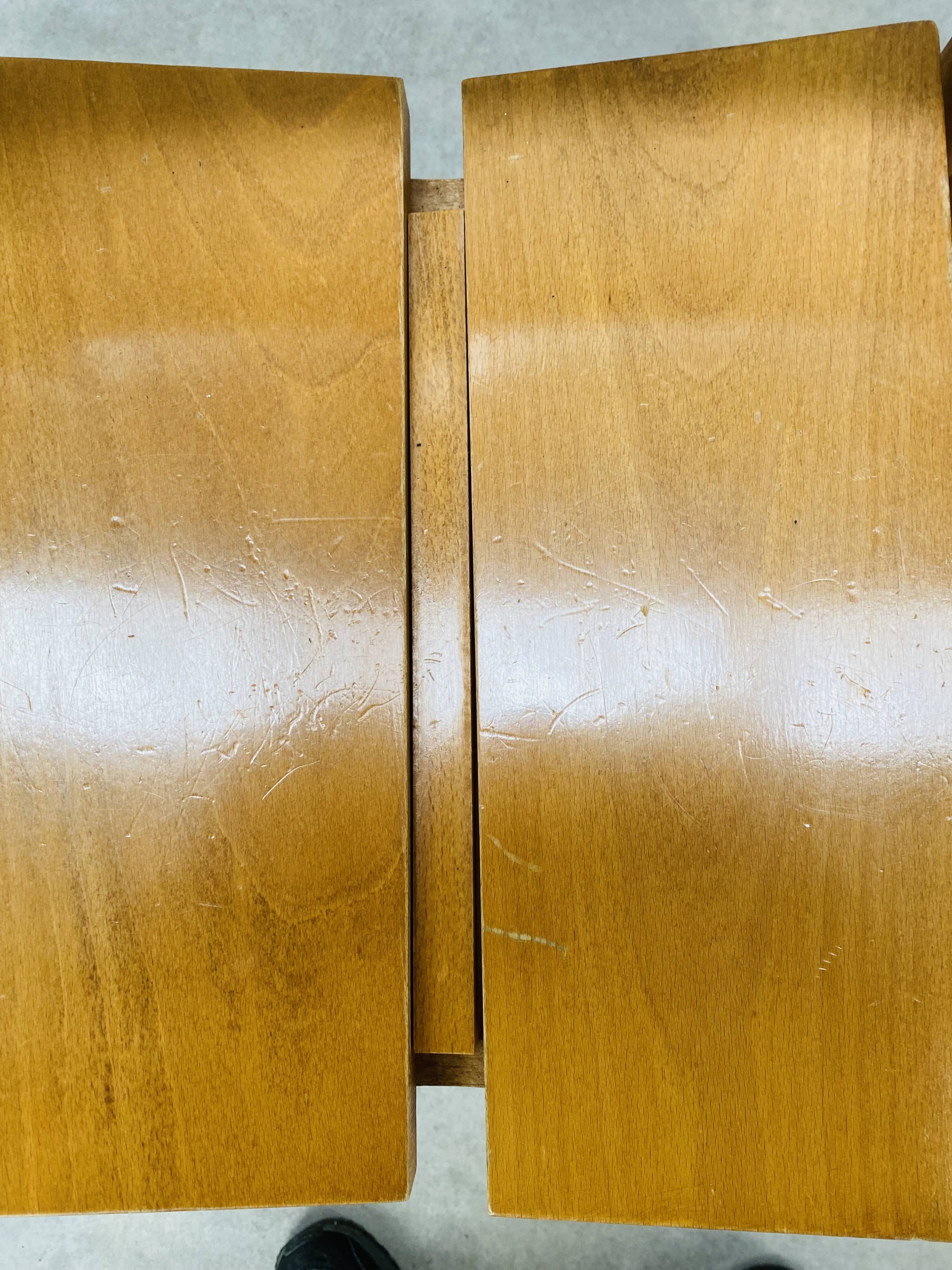 3 homemade chairs Regain selection Perriand for Les Arcs 1600