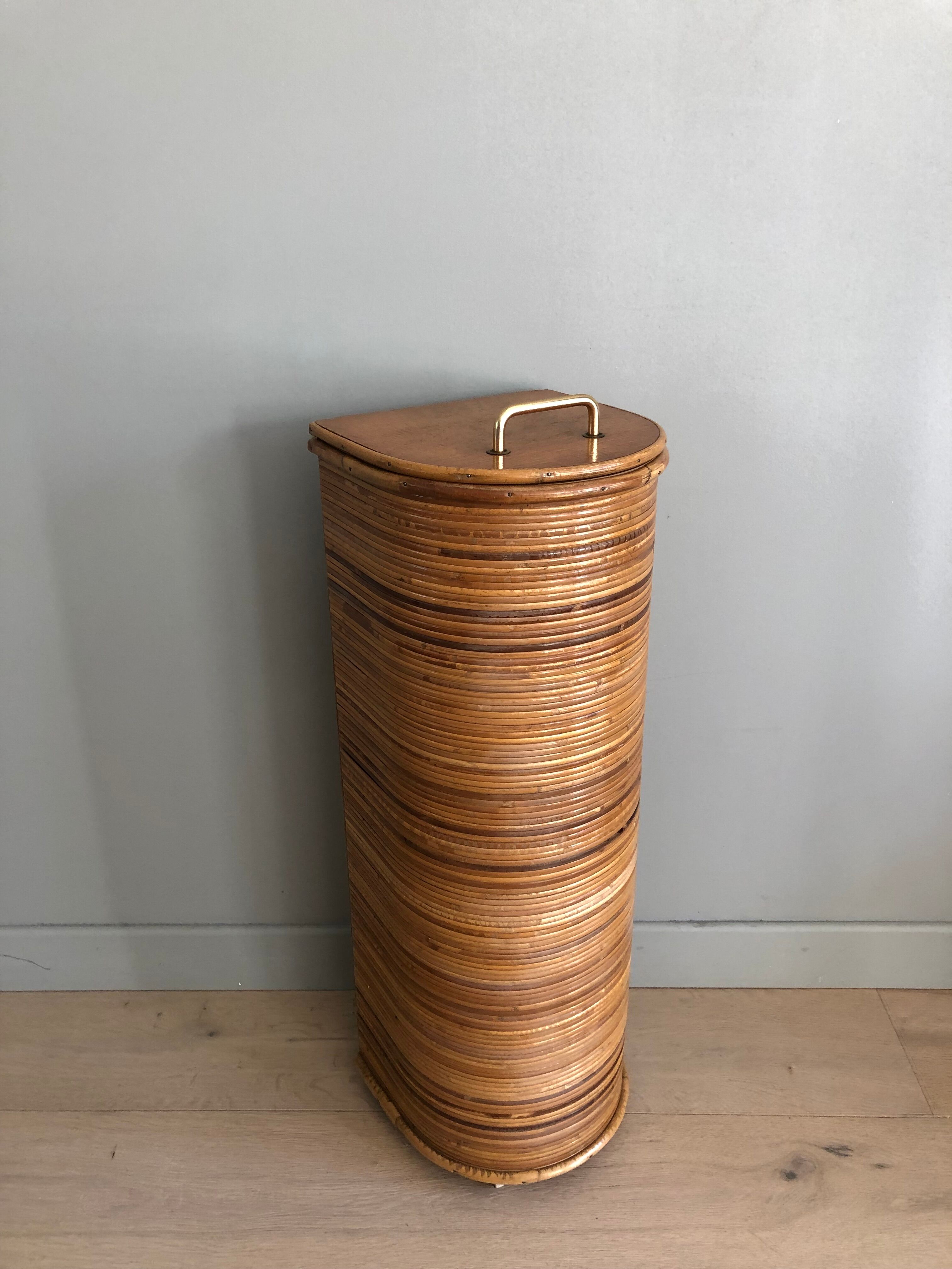 Bamboo bread hutch