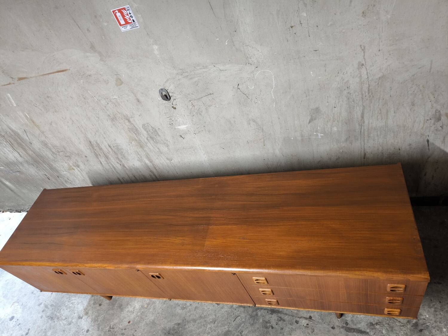 Vintage Scandinavian teak sideboard