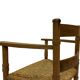 Art Deco chair minimalist oak wicker minimalist design
