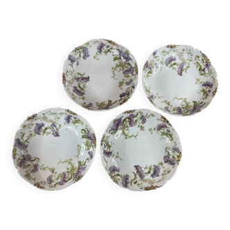 Set of 4 porcelain bowl ramekins