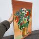 Painting of a bouquet / oil painting on canvas