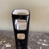 Black designer vase