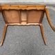 Louis XV style flat desk in solid cherry wood with pull-out extensions and leather top 19
