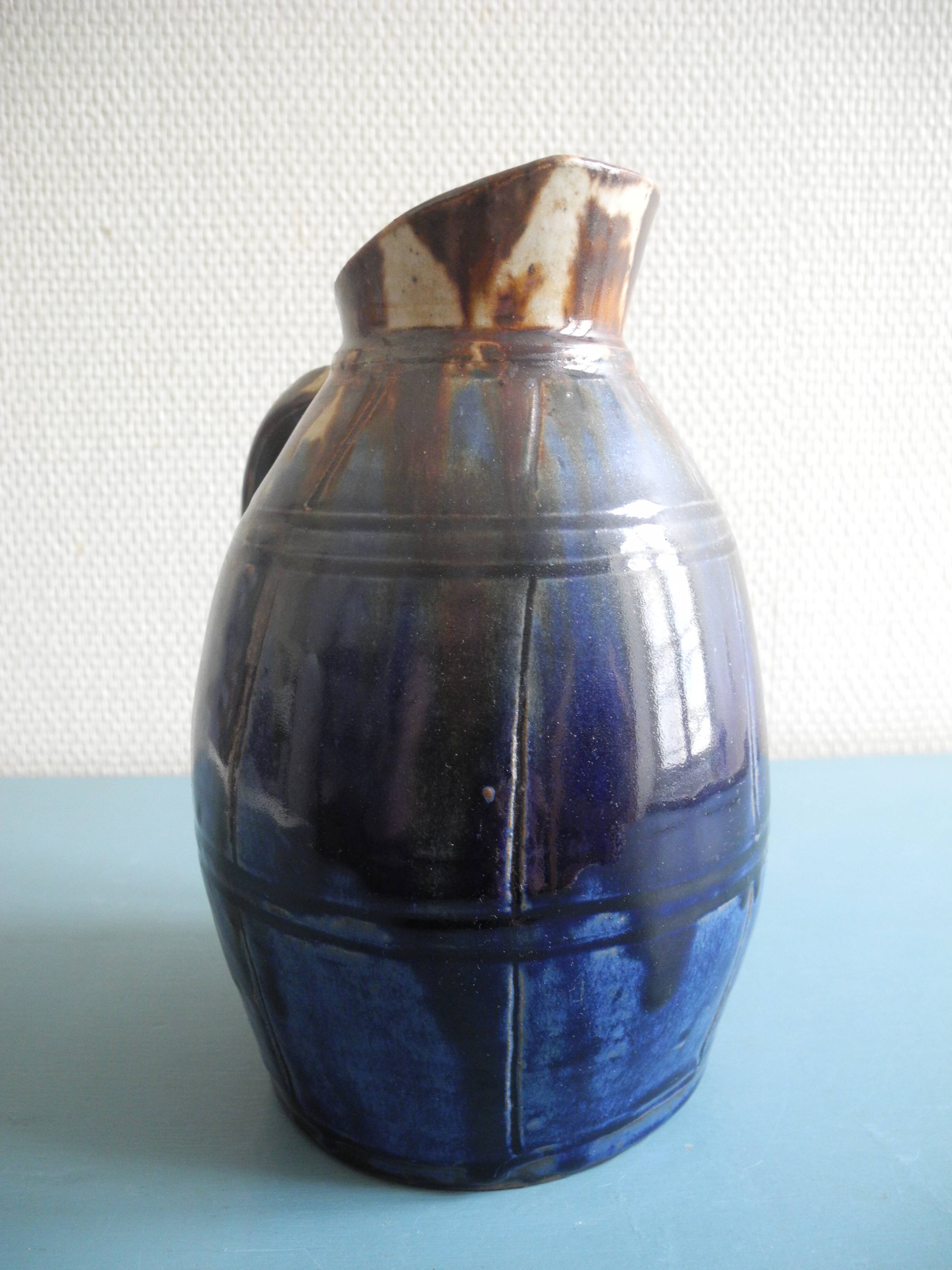 glazed stoneware pitcher jug Ici Paris