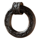 Antique wrought iron door knocker