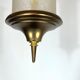 Mid-century Lumi Milano brass pendant light from 50s