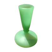 bougeoir en cristal opaline