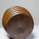Tobacco jar, vintage turned wooden box from the 40s-50s