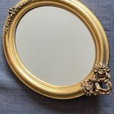 Old golden mirror