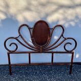 Vintage rattan headboard vintage