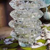 Glass candle holders