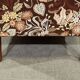 Fauteuil anglais des années 1930 à tissu fleurs