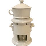 20th century white porcelain teapot