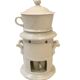 20th century white porcelain teapot