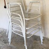 Lot of 4 chairs Emu vintage garden 1960-80's