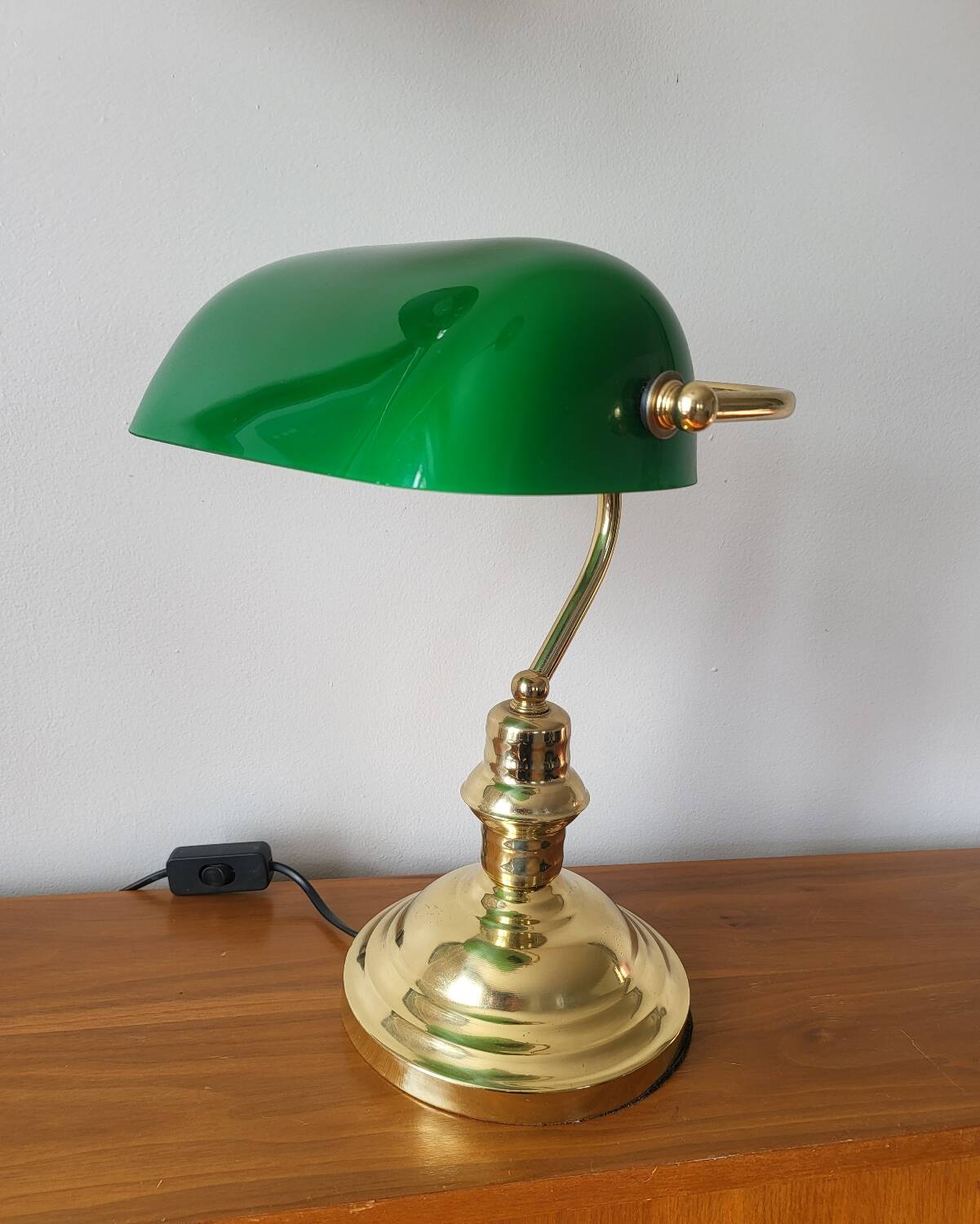 Banker's lamp, vintage desk lamp