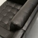 1960s leather chair black