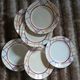 10 assiettes plates anciennes de Gien 