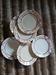 10 assiettes plates anciennes de Gien 
