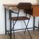 Bureau des années 60/70 et sa chaise