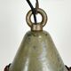 Green Industrial Aluminium Hanging Lamp, 1970s