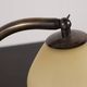 Danish Brass and Opaline Glass Desk Lamp, circa 1930s