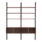 Teak shelving unit, Danish design, 1960s, made in Denmark