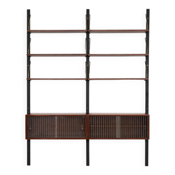 Étagère en teck, Danemark années 1960