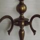 Pair of Double French Vintage Bronze Effect Metal Flemish Wall Lights