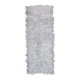 Wool gray turkish runner rug 262x96cm
