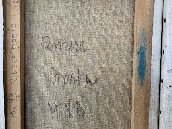 Belle Paire de tableaux femme riviere daria 1983