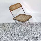 RARE chaise pliante vintage Plia Cane par Giancarlo Piretti pour Castelli | L'ère spatiale italienne | années 1960