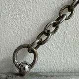 Bevelled triptych barber mirror from the 1950s.