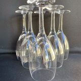 Red wine glasses
