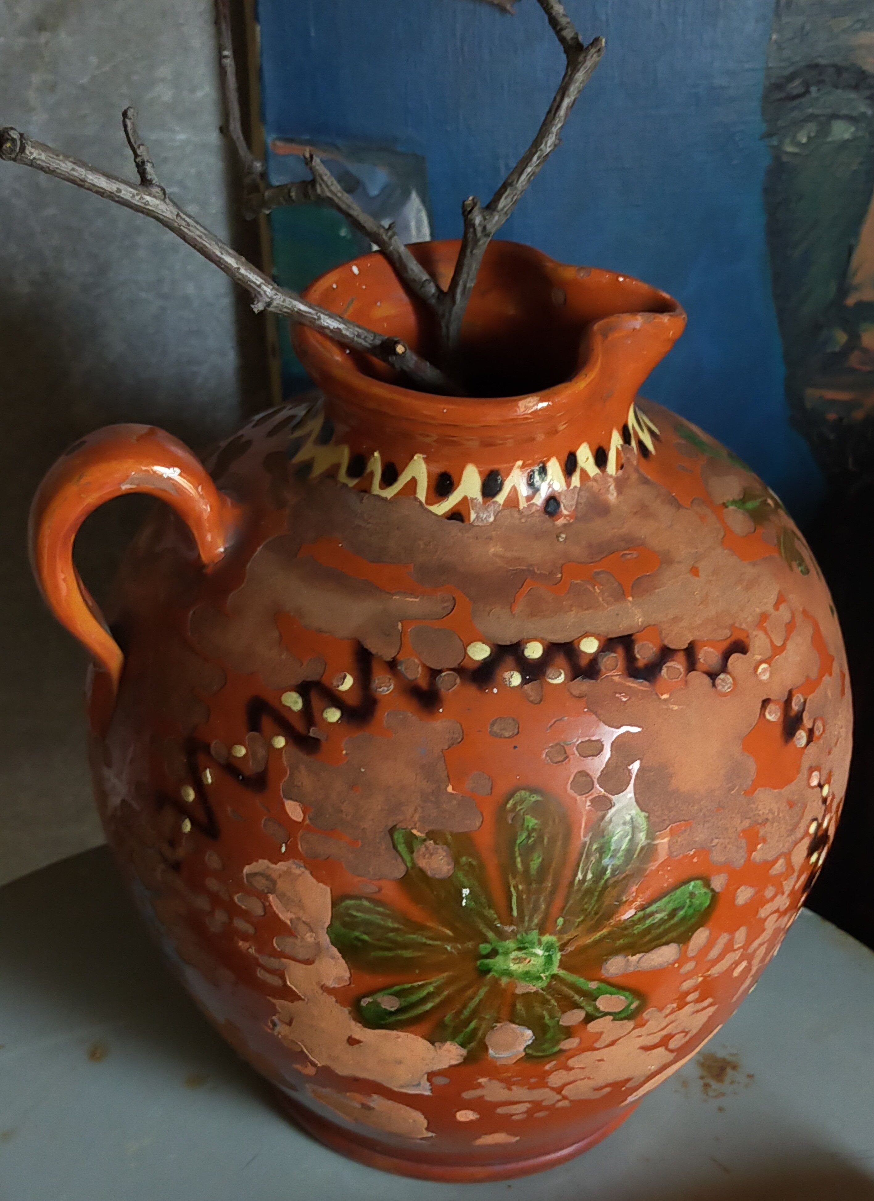 Hertz annecy pottery with beak and old cove early twentieth