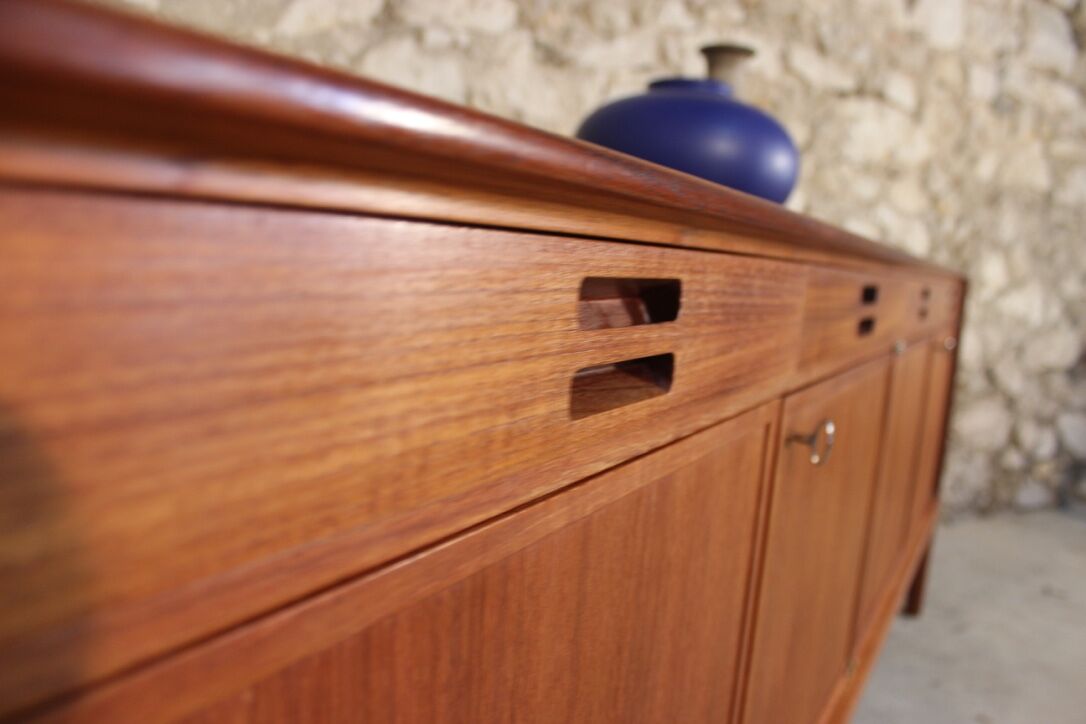 Scandinavian vintage teak sideboard by Bodafors, 1960 s