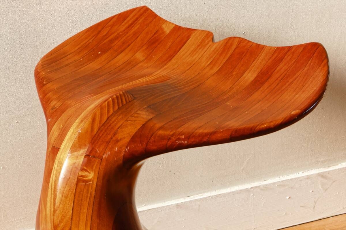 Tabouret queue de baleine, design Polyte Solet, La Sterne