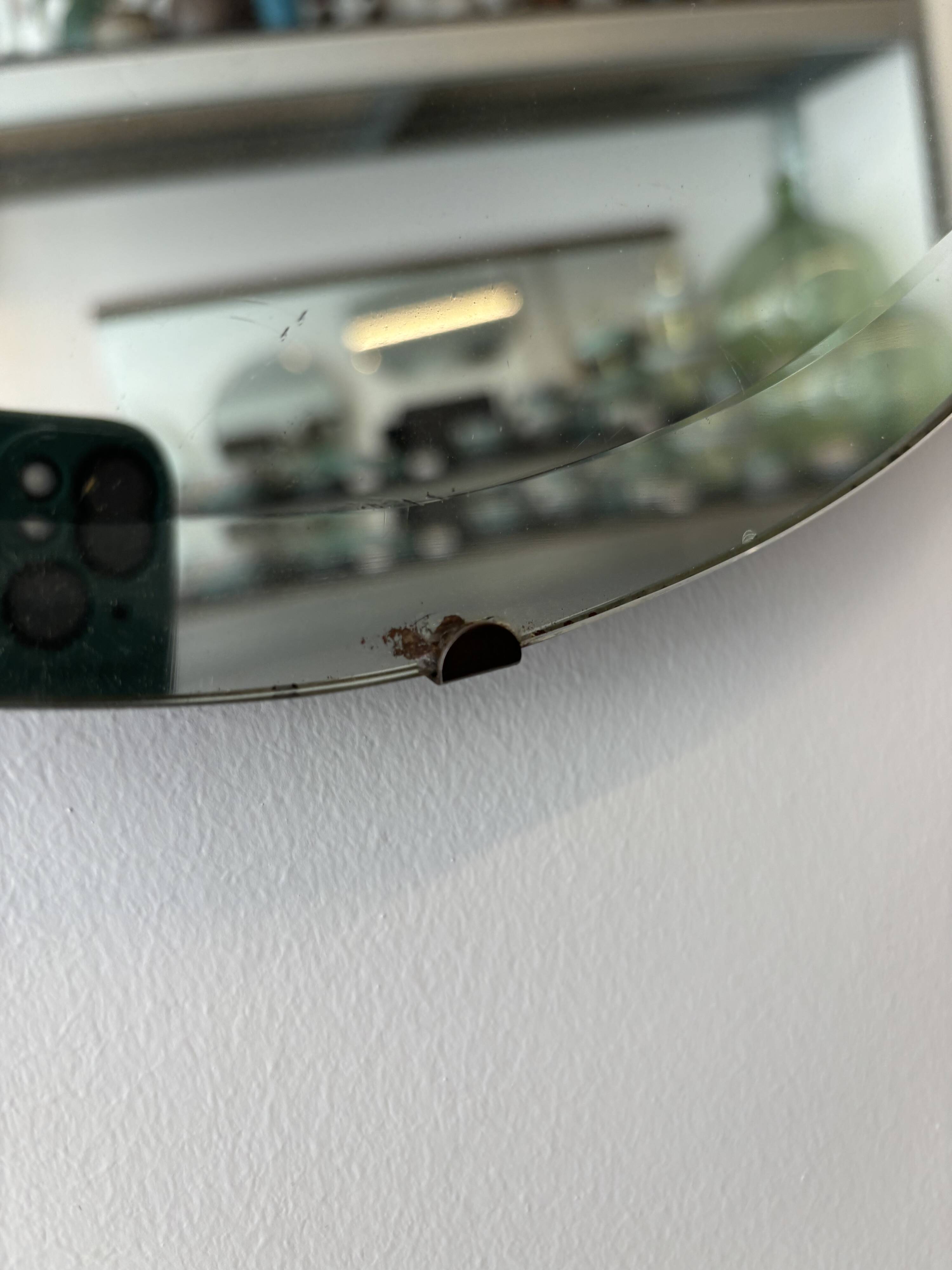 Beveled mirror in Art Deco style