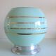 Ceiling lamp globe in opaline peppermint / vintage years 50-60