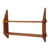 Vintage mid century brutalist pinecwall shelf