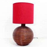 Rattan table lamp