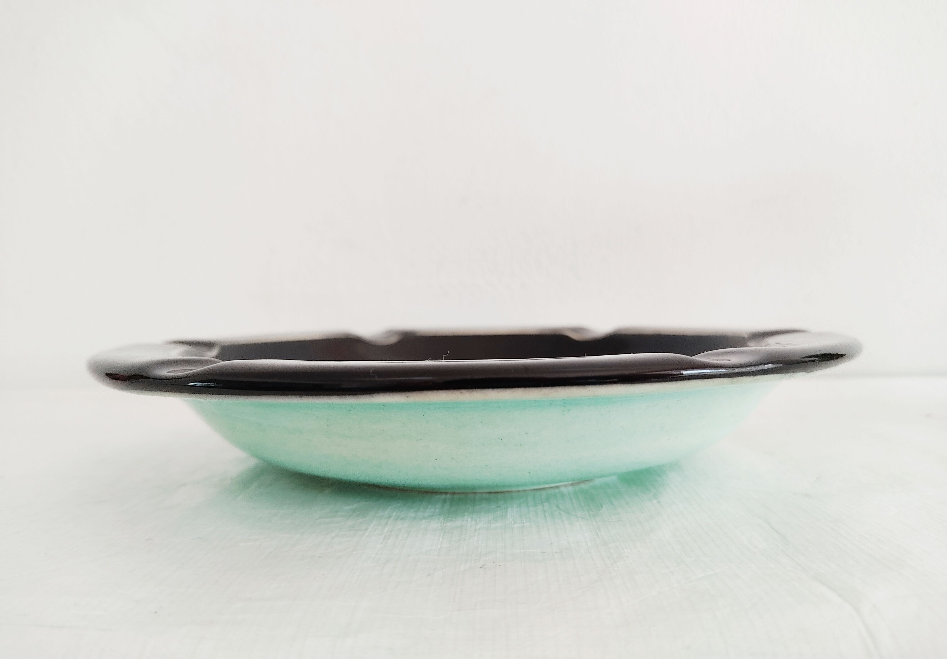 Ceramics of Monaco ashtray decorated with a fish