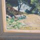 Ancienne peinture paysage signé Lescop